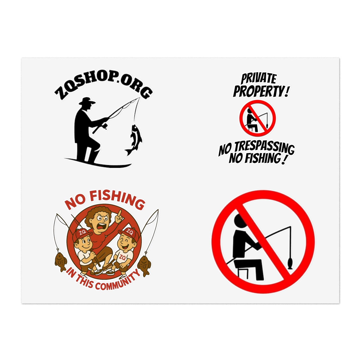 ZQFISHING- STICKER PACK